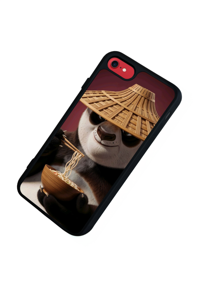 iPhone SE Uyumlu Kung Fu Panda Tasarımlı Glossy Premium Kılıf