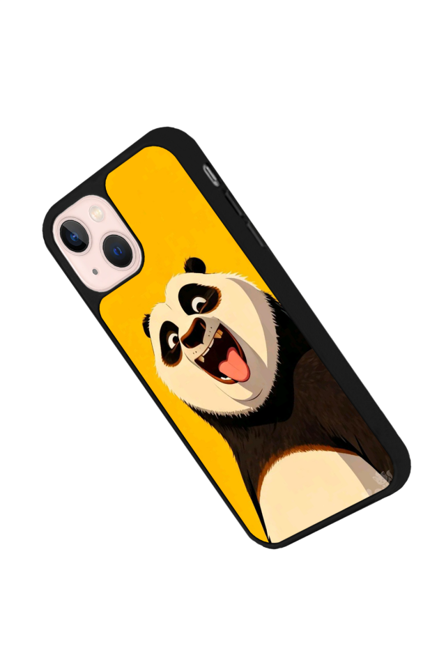 iPhone 15 Uyumlu Kung Fu Panda Tasarımlı Glossy Premium Kılıf