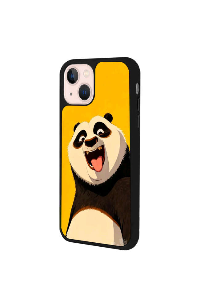 iPhone 15 Uyumlu Kung Fu Panda Tasarımlı Glossy Premium Kılıf