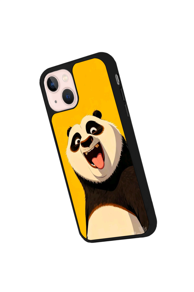 iPhone 15 Uyumlu Kung Fu Panda Tasarımlı Glossy Premium Kılıf