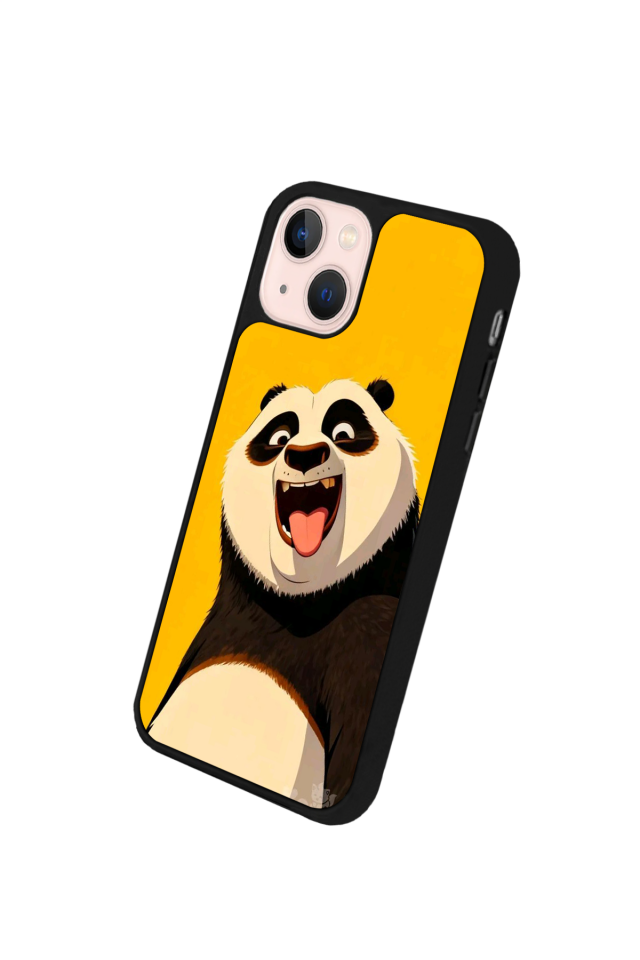 iPhone 15 Uyumlu Kung Fu Panda Tasarımlı Glossy Premium Kılıf