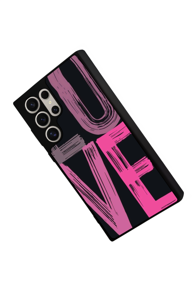 Samsung Galaxy S24 Ultra Uyumlu Love Tasarımlı Glossy Premium Kılıf