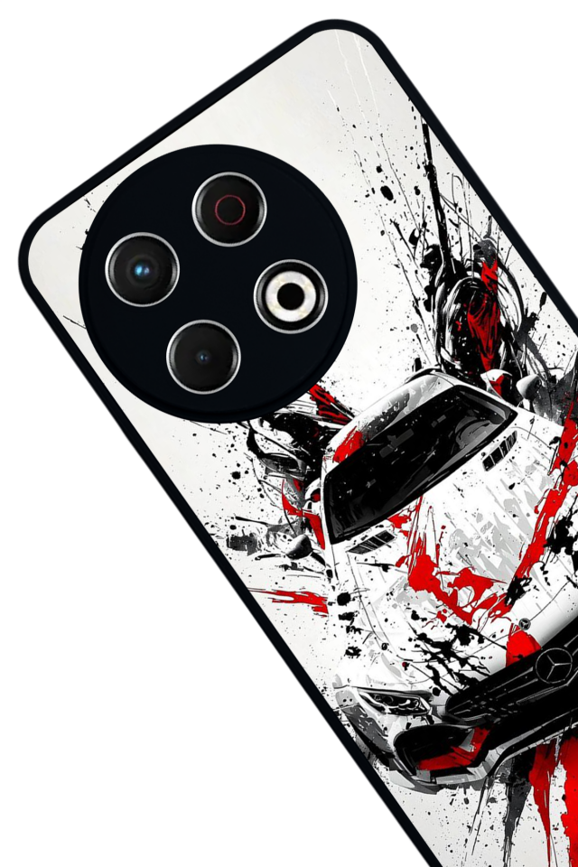 Tecno Spark 30 Pro Uyumlu Mercedes Tasarımlı Glossy Premium Kılıf