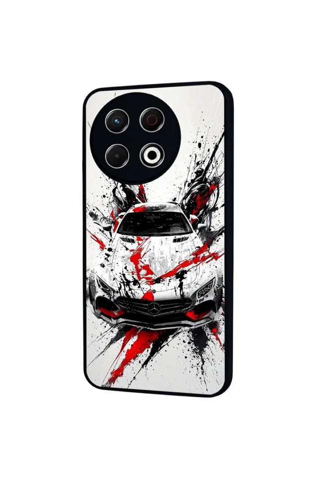 Tecno Spark 30 Pro Uyumlu Mercedes Tasarımlı Glossy Premium Kılıf