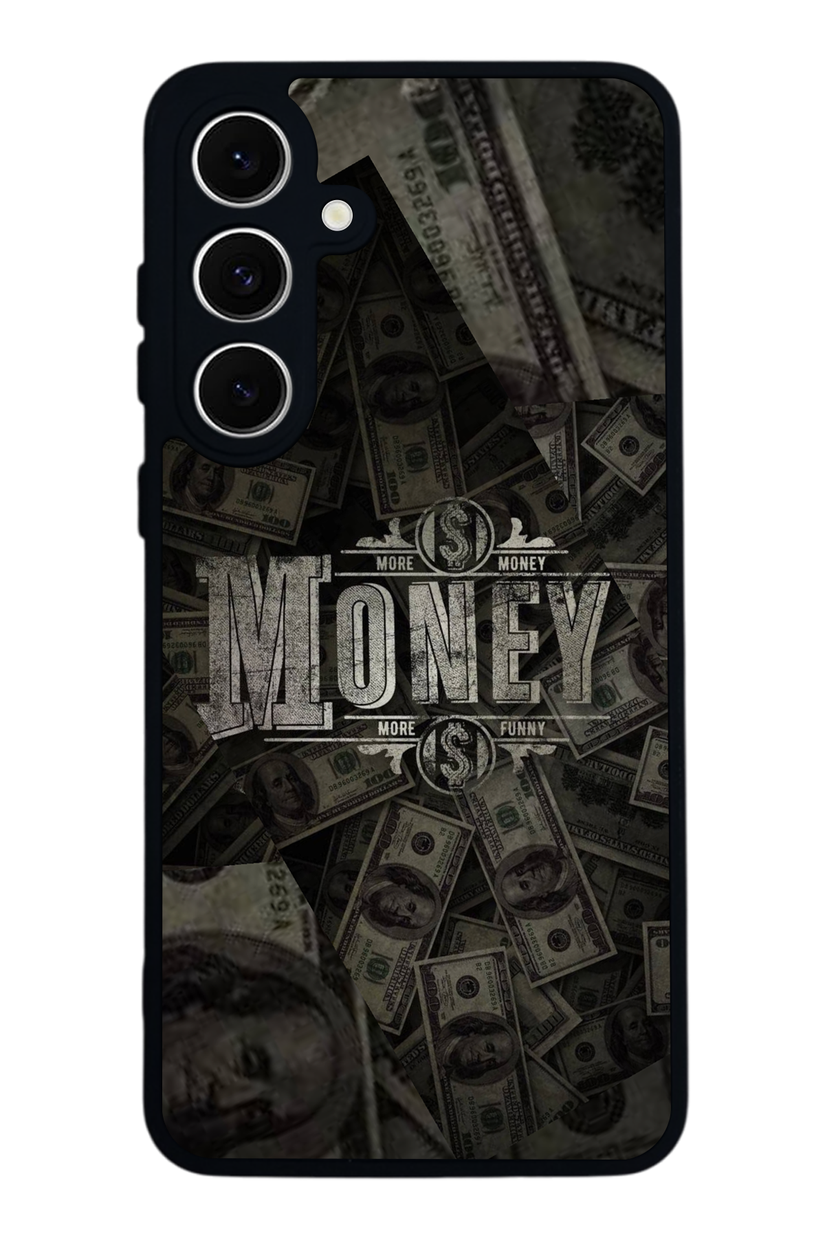 Samsung Galaxy S24 FE Uyumlu Money Para Tasarımlı Glossy Premium Kılıf