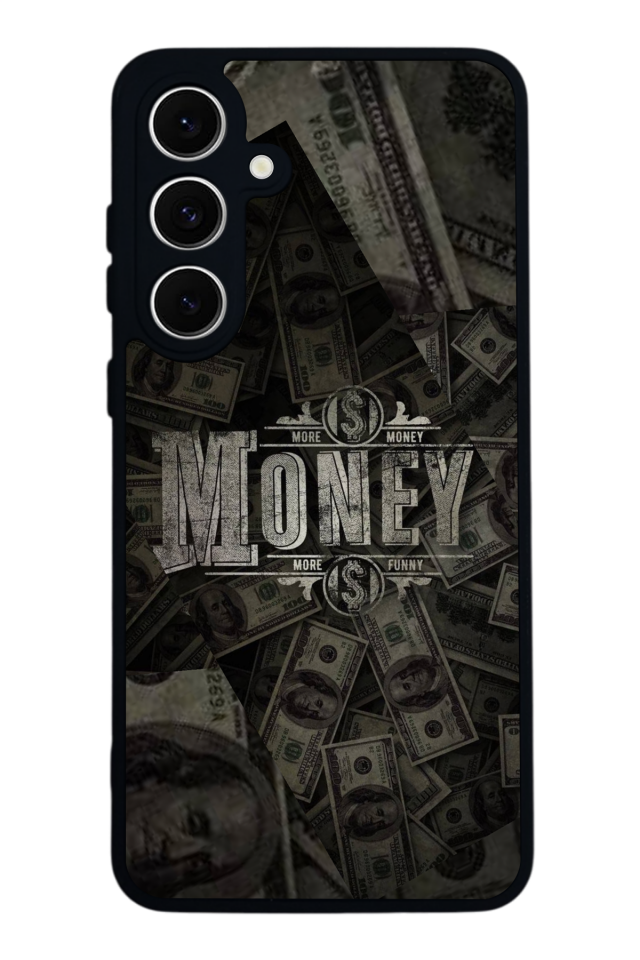 Samsung Galaxy S24 FE Uyumlu Money Para Tasarımlı Glossy Premium Kılıf