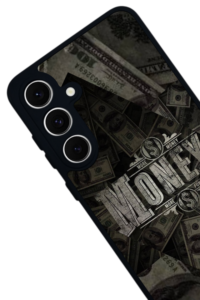 Samsung Galaxy S24 FE Uyumlu Money Para Tasarımlı Glossy Premium Kılıf