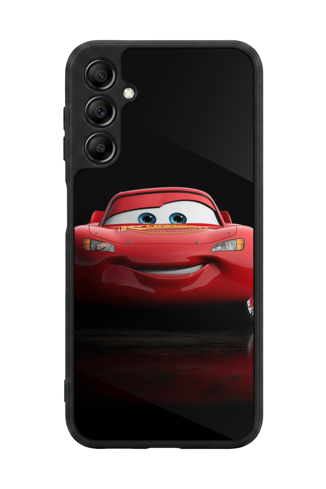 Samsung Galaxy A14 Uyumlu Şimsek McQueen Tasarımlı Glossy Premium Kılıf