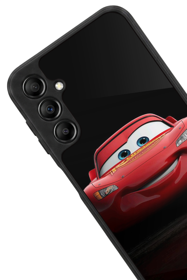 Samsung Galaxy A14 Uyumlu Şimsek McQueen Tasarımlı Glossy Premium Kılıf