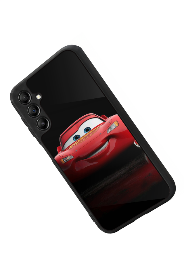 Samsung Galaxy A14 Uyumlu Şimsek McQueen Tasarımlı Glossy Premium Kılıf