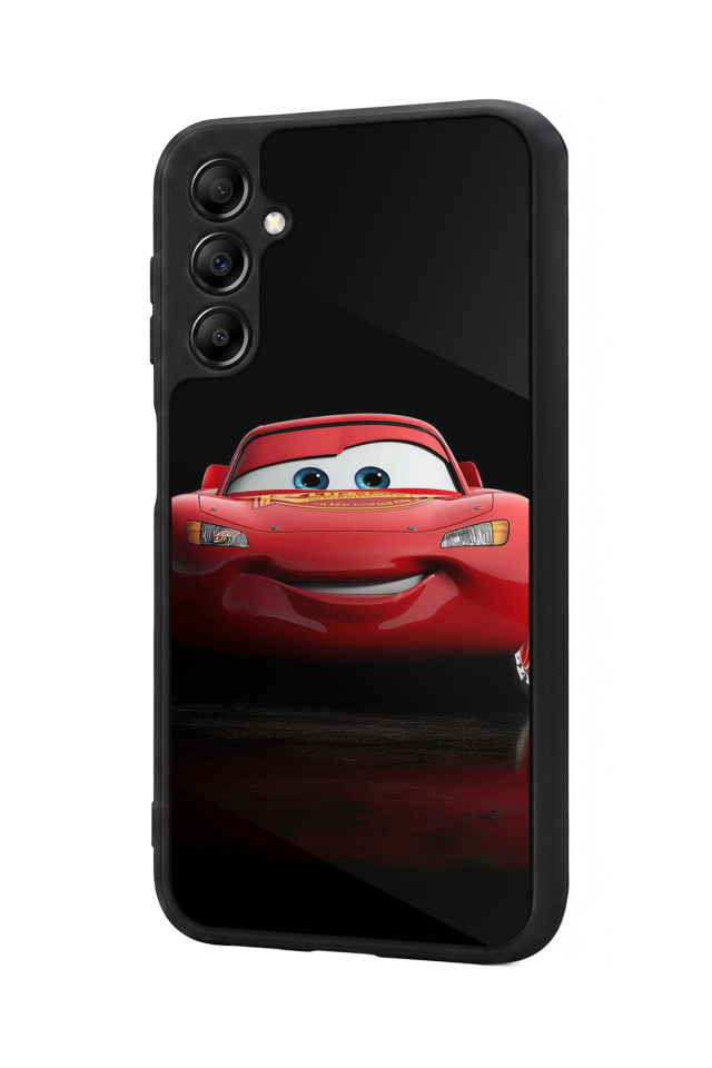 Samsung Galaxy A14 Uyumlu Şimsek McQueen Tasarımlı Glossy Premium Kılıf