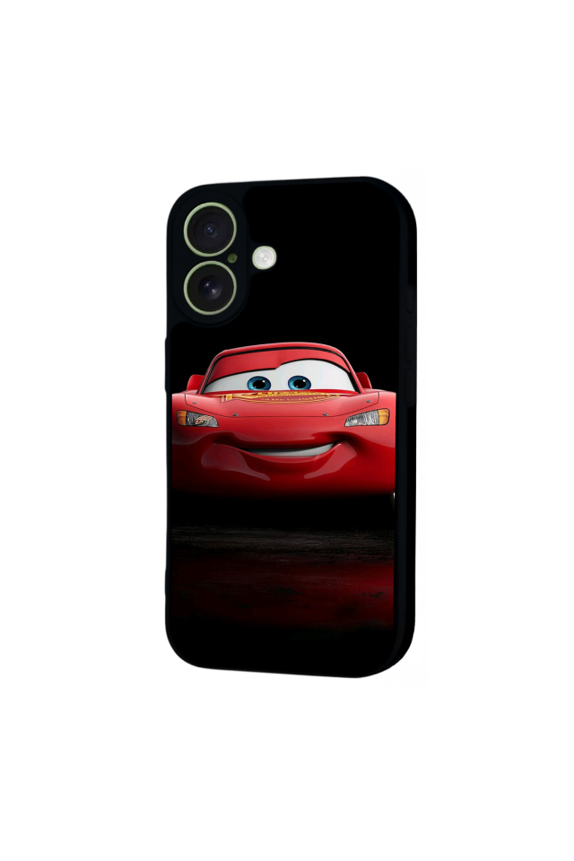 iPhone 17 Uyumlu Şimsek McQueen Tasarımlı Glossy Premium Kılıf