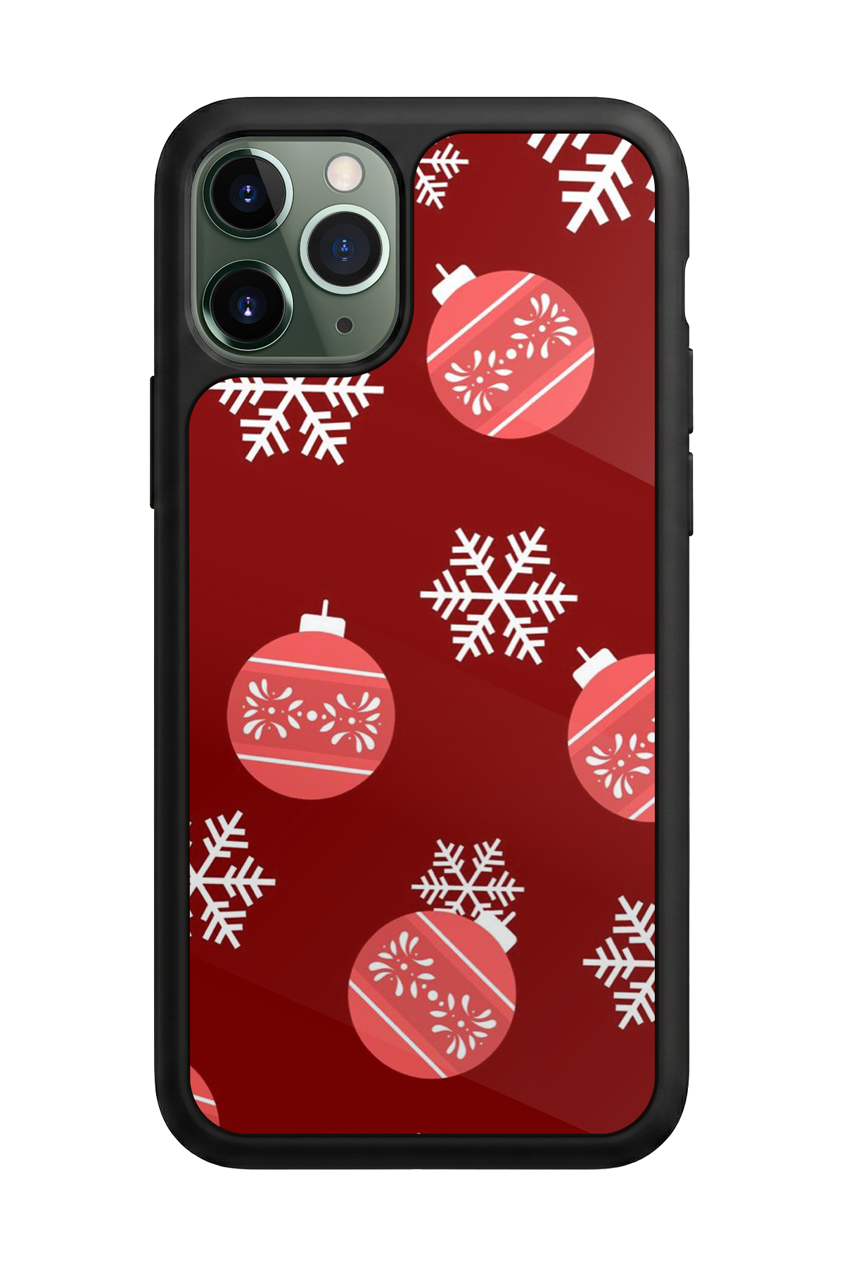 iPhone 11 Pro Uyumlu Yilbasi Christmas Tasarımlı Glossy Premium Kılıf