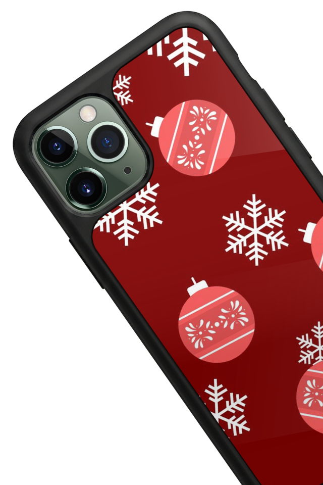 iPhone 11 Pro Uyumlu Yilbasi Christmas Tasarımlı Glossy Premium Kılıf