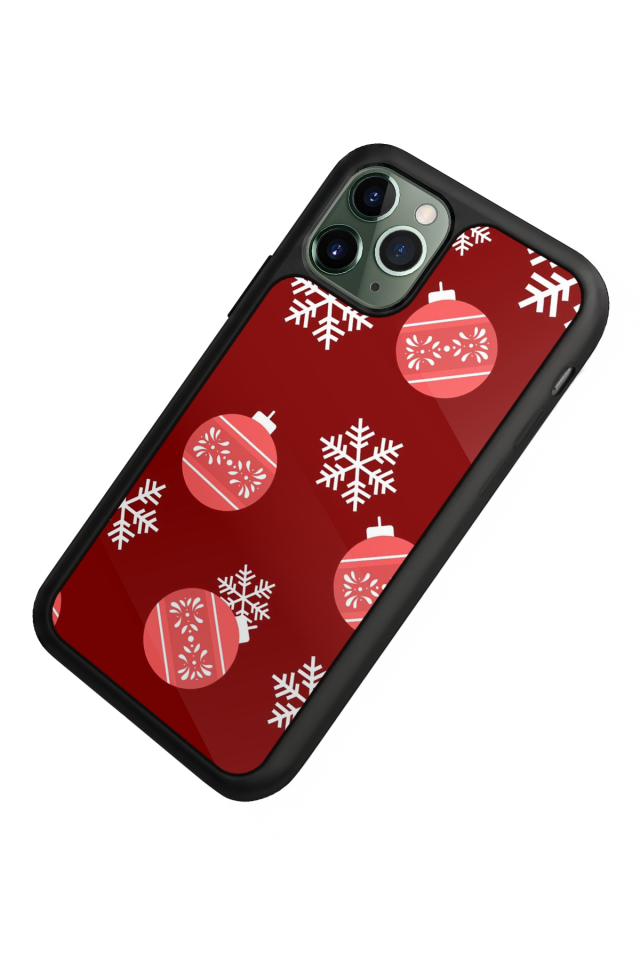 iPhone 11 Pro Uyumlu Yilbasi Christmas Tasarımlı Glossy Premium Kılıf
