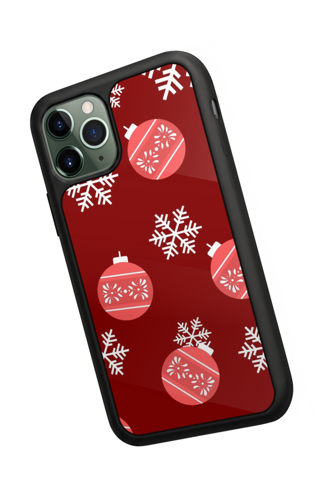 iPhone 11 Pro Uyumlu Yilbasi Christmas Tasarımlı Glossy Premium Kılıf