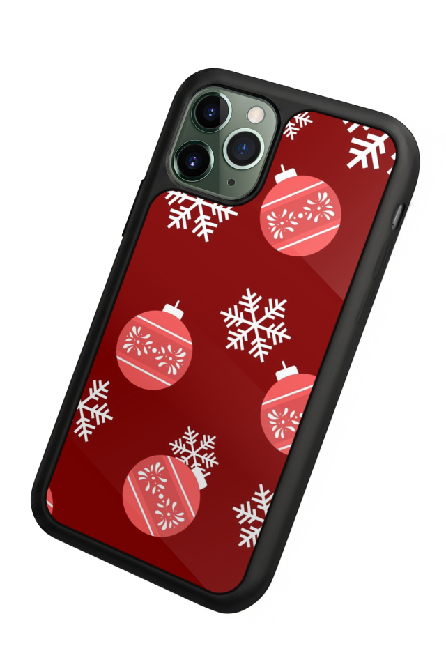 iPhone 11 Pro Uyumlu Yilbasi Christmas Tasarımlı Glossy Premium Kılıf
