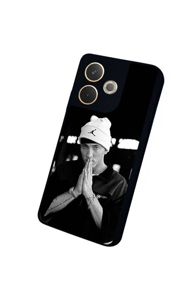 Oppo A5 Pro Uyumlu Eminem Tasarımlı Glossy Premium Kılıf