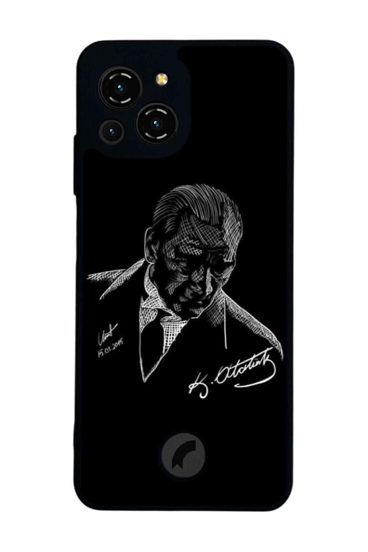 Reeder S23 Pro Max Uyumlu Mustafa Kemal Ataturk Tasarımlı Glossy Premium Kılıf