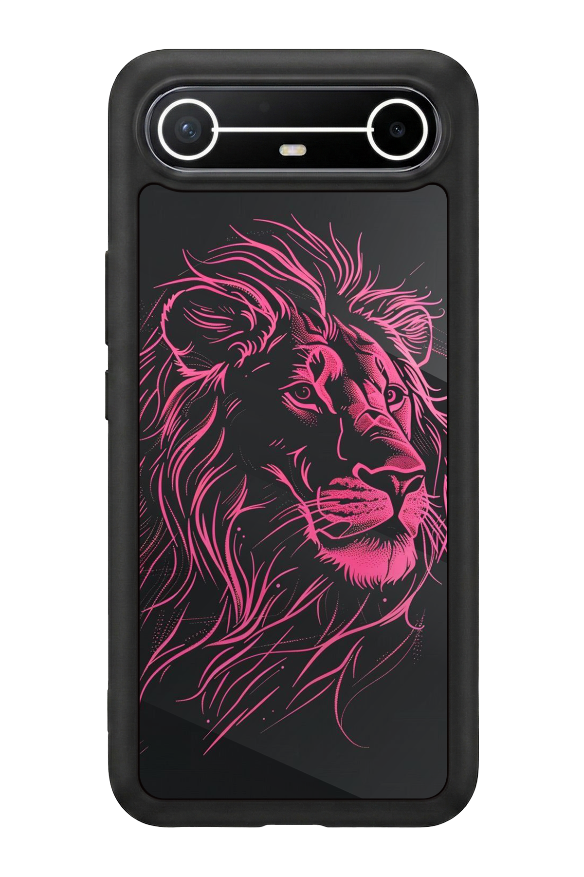 Tecno Spark Slim 5G Uyumlu Aslan Tasarımlı Glossy Premium Kılıf