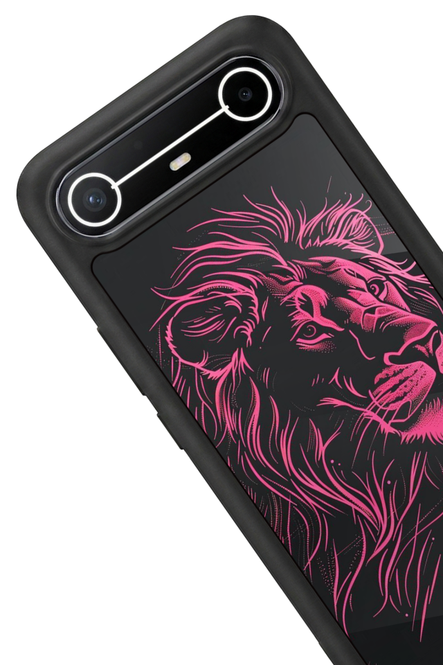 Tecno Spark Slim 5G Uyumlu Aslan Tasarımlı Glossy Premium Kılıf
