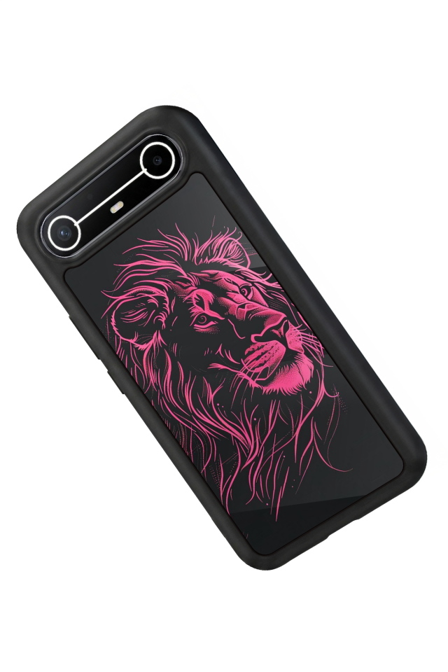 Tecno Spark Slim 5G Uyumlu Aslan Tasarımlı Glossy Premium Kılıf