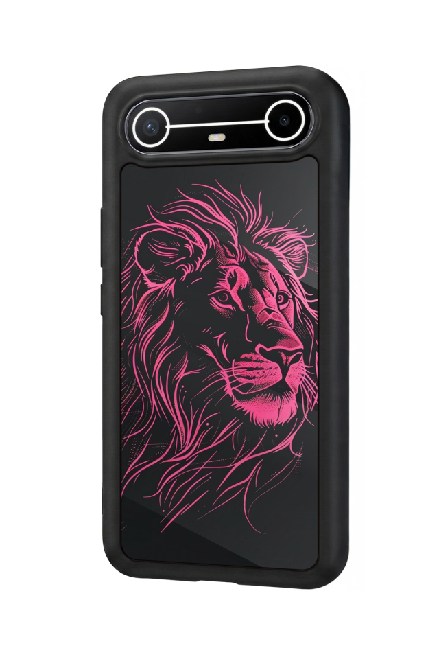 Tecno Spark Slim 5G Uyumlu Aslan Tasarımlı Glossy Premium Kılıf