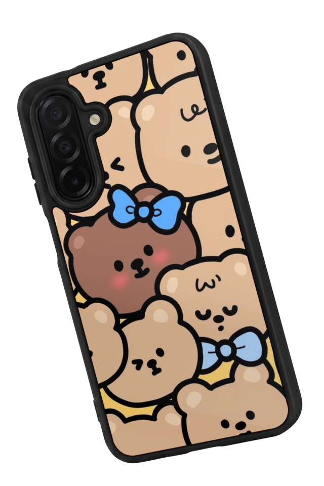 Samsung Galaxy A56 Uyumlu Ayı Tasarımlı Glossy Premium Kılıf