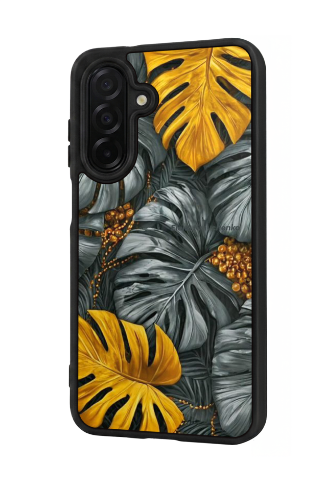 Samsung Galaxy A36 Uyumlu Botanik Tasarımlı Glossy Premium Kılıf