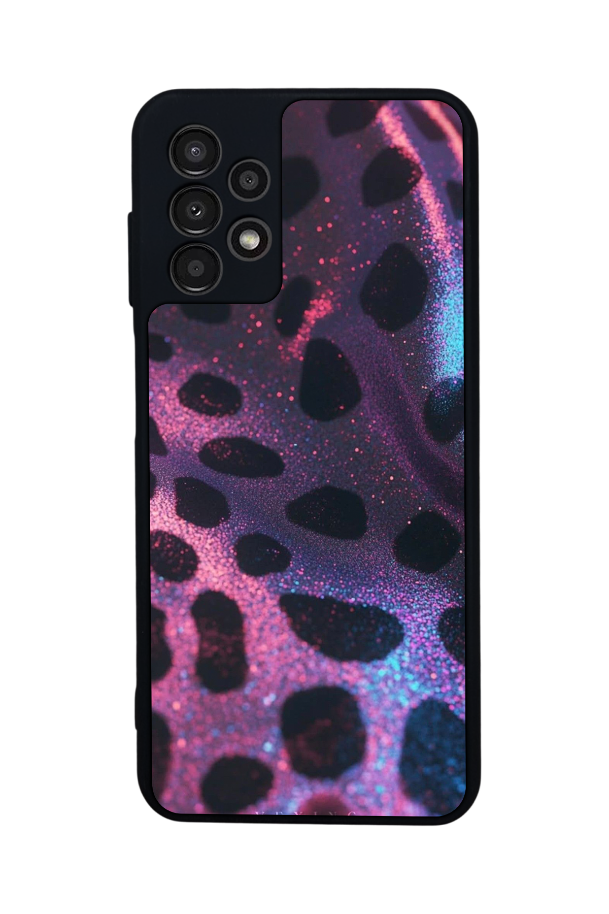 Samsung Galaxy A23 Uyumlu Hologram Leopar Tasarımlı Glossy Premium Kılıf