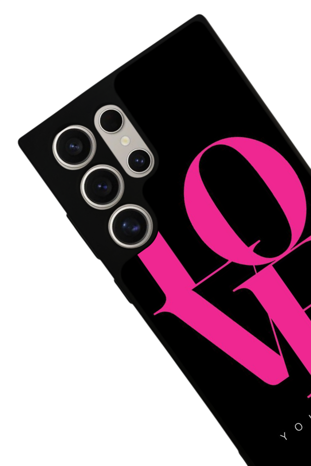 Samsung Galaxy S24 Ultra Uyumlu Love Tasarımlı Glossy Premium Kılıf