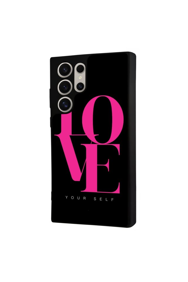 Samsung Galaxy S24 Ultra Uyumlu Love Tasarımlı Glossy Premium Kılıf