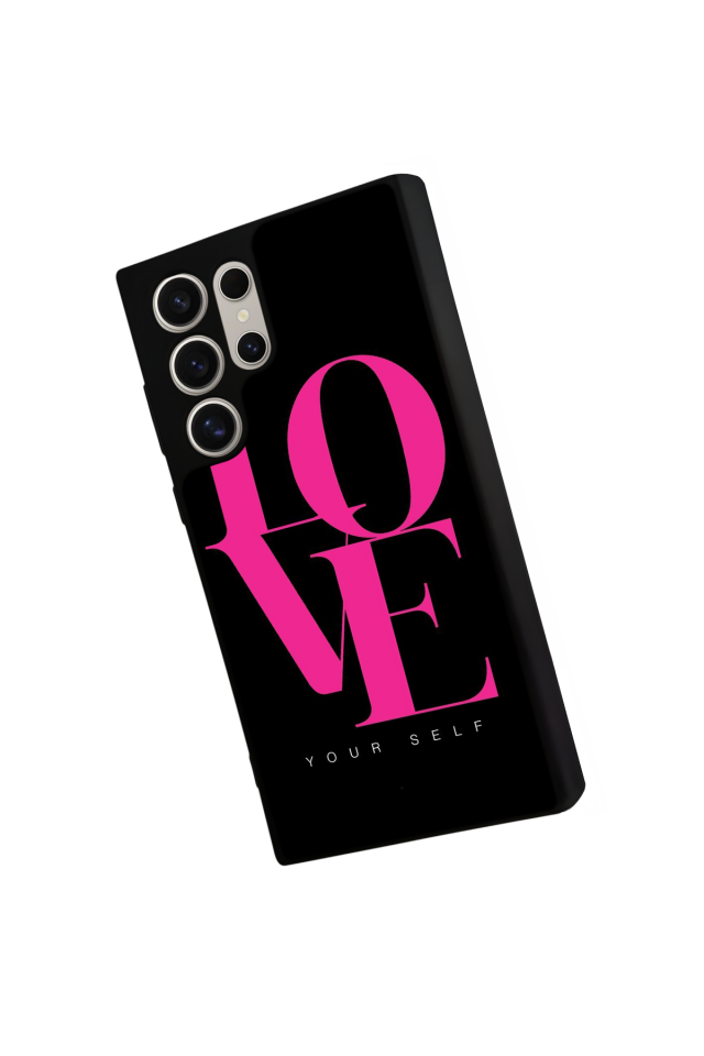 Samsung Galaxy S24 Ultra Uyumlu Love Tasarımlı Glossy Premium Kılıf