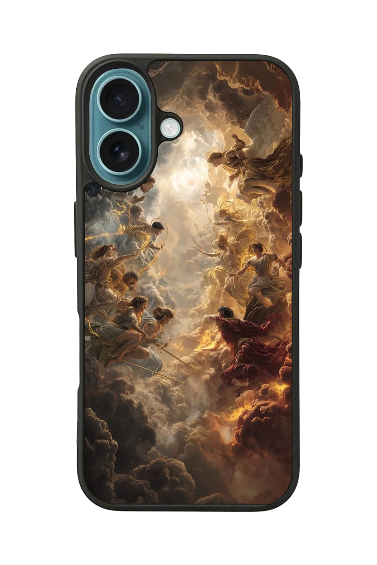 iPhone 16 Uyumlu Melek Tasarımlı Glossy Premium Kılıf