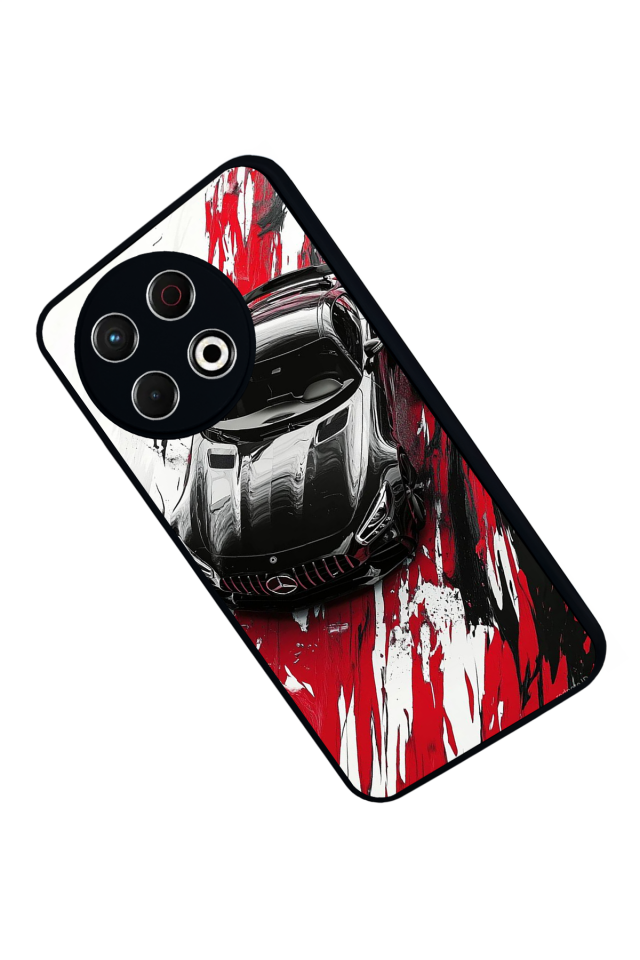 Tecno Spark 30 Pro Uyumlu Mercedes Tasarımlı Glossy Premium Kılıf