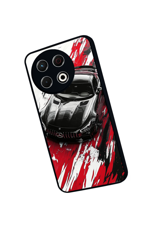 Tecno Spark 30 Pro Uyumlu Mercedes Tasarımlı Glossy Premium Kılıf