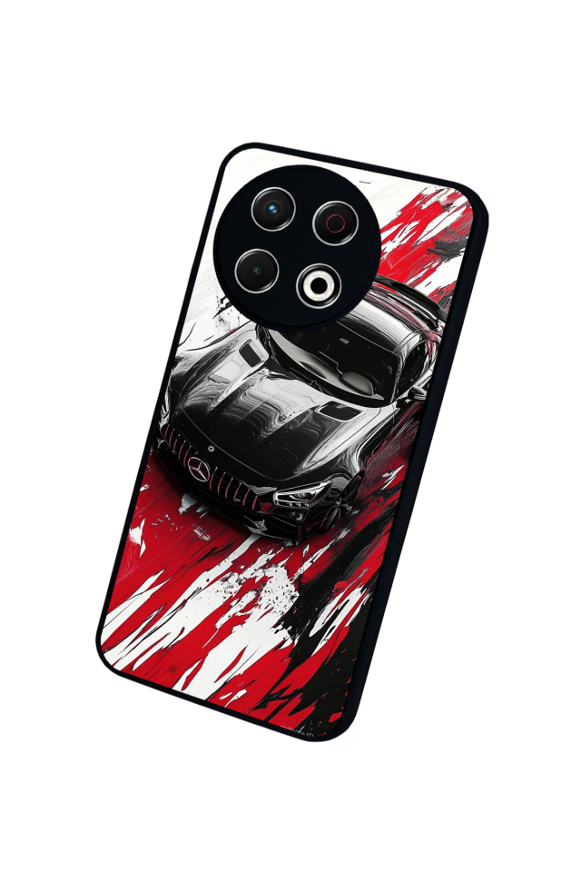 Tecno Spark 30 Pro Uyumlu Mercedes Tasarımlı Glossy Premium Kılıf