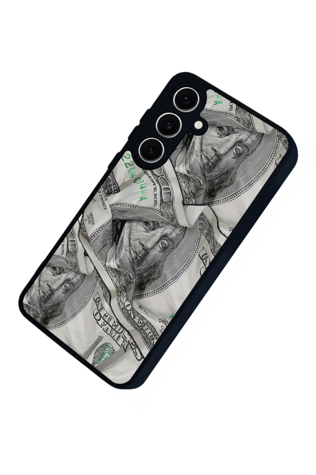 Samsung Galaxy S24 FE Uyumlu Money Para Tasarımlı Glossy Premium Kılıf