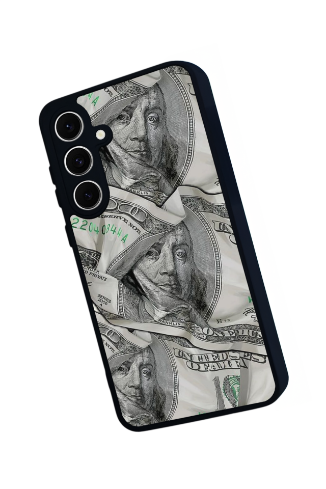 Samsung Galaxy S24 FE Uyumlu Money Para Tasarımlı Glossy Premium Kılıf