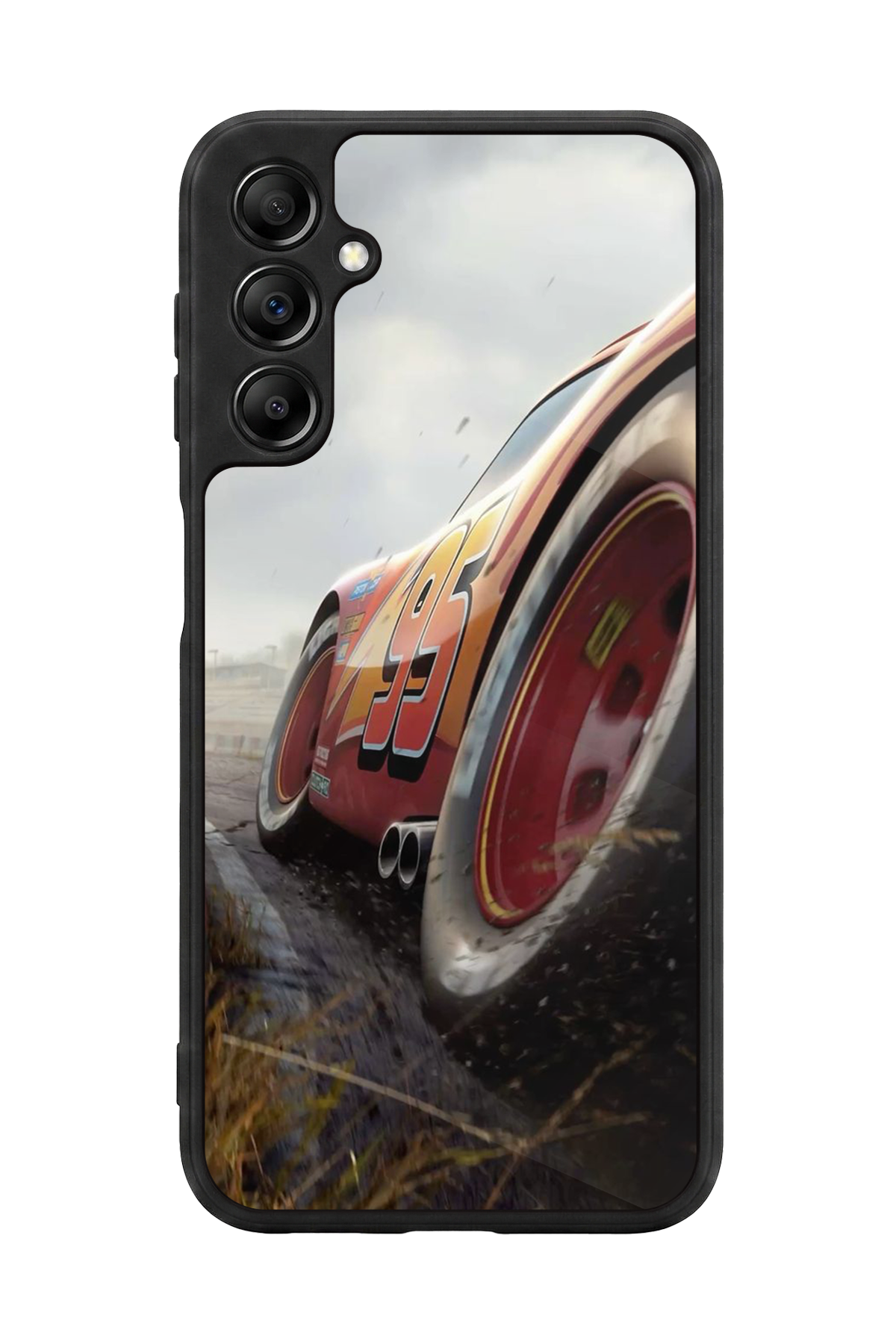Samsung Galaxy A14 Uyumlu Şimsek McQueen Tasarımlı Glossy Premium Kılıf