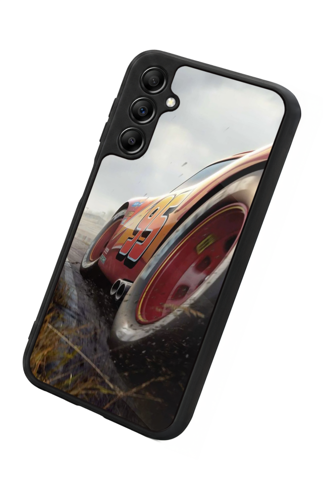 Samsung Galaxy A14 Uyumlu Şimsek McQueen Tasarımlı Glossy Premium Kılıf