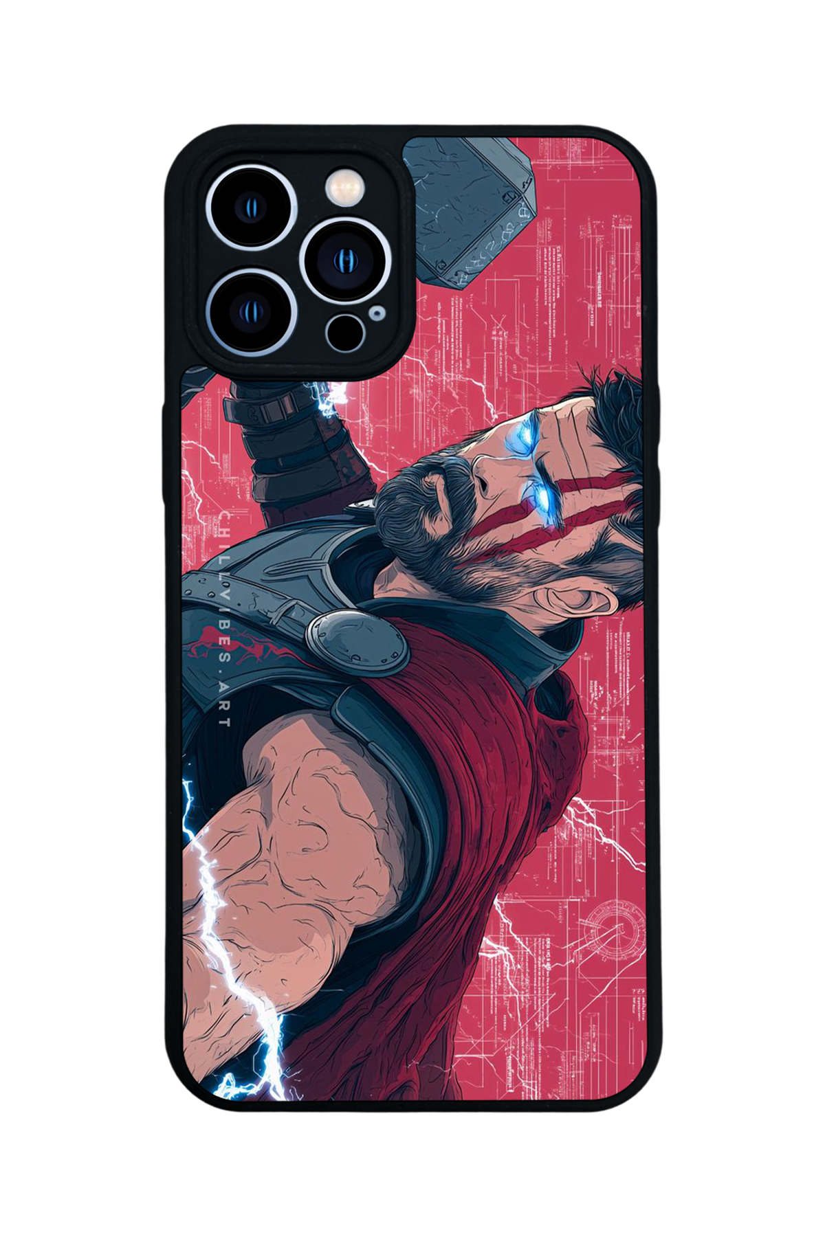 iPhone 13 Pro Max Uyumlu Thor Tasarımlı Glossy Premium Kılıf