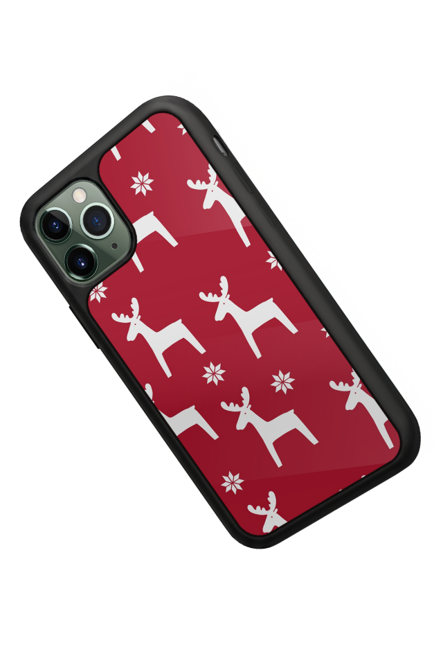 iPhone 11 Pro Uyumlu Yilbasi Christmas Tasarımlı Glossy Premium Kılıf