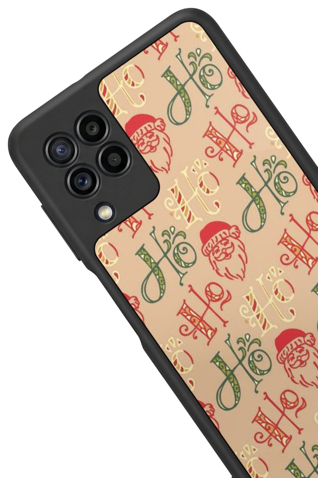 Samsung Galaxy M22 Uyumlu Yilbasi Christmas Tasarımlı Glossy Premium Kılıf