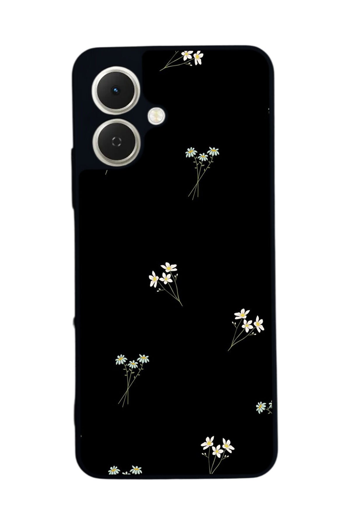 Tecno Spark GO 2 Uyumlu Cicek Tasarımlı Glossy Premium Kılıf