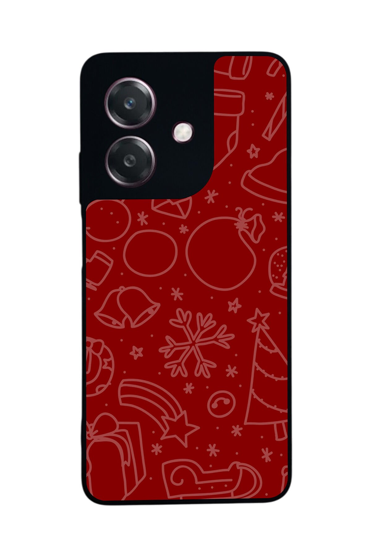 Oppo A3 5G Uyumlu Yilbasi Christmas Tasarımlı Glossy Premium Kılıf