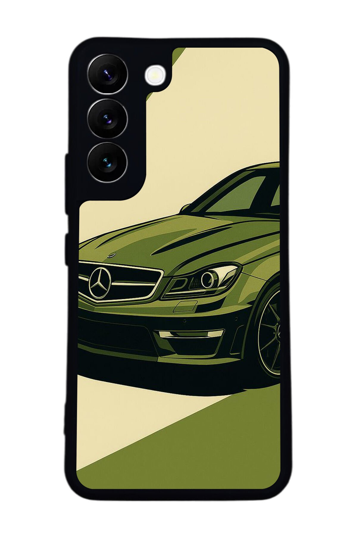 Samsung Galaxy S22 Uyumlu Mercedes Tasarımlı Glossy Premium Kılıf