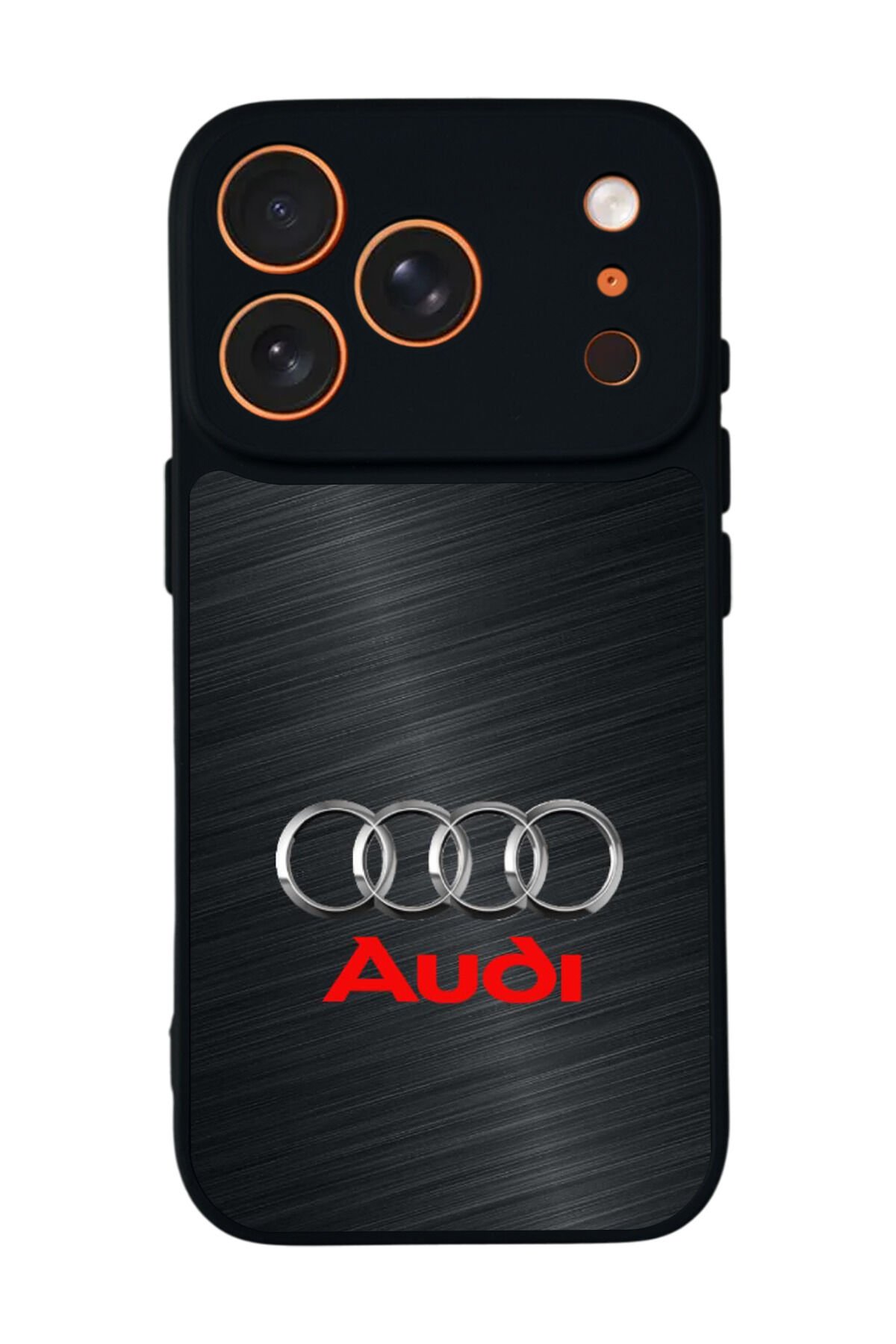 iPhone 17 Pro Max Uyumlu Audi Tasarımlı Glossy Premium Kılıf