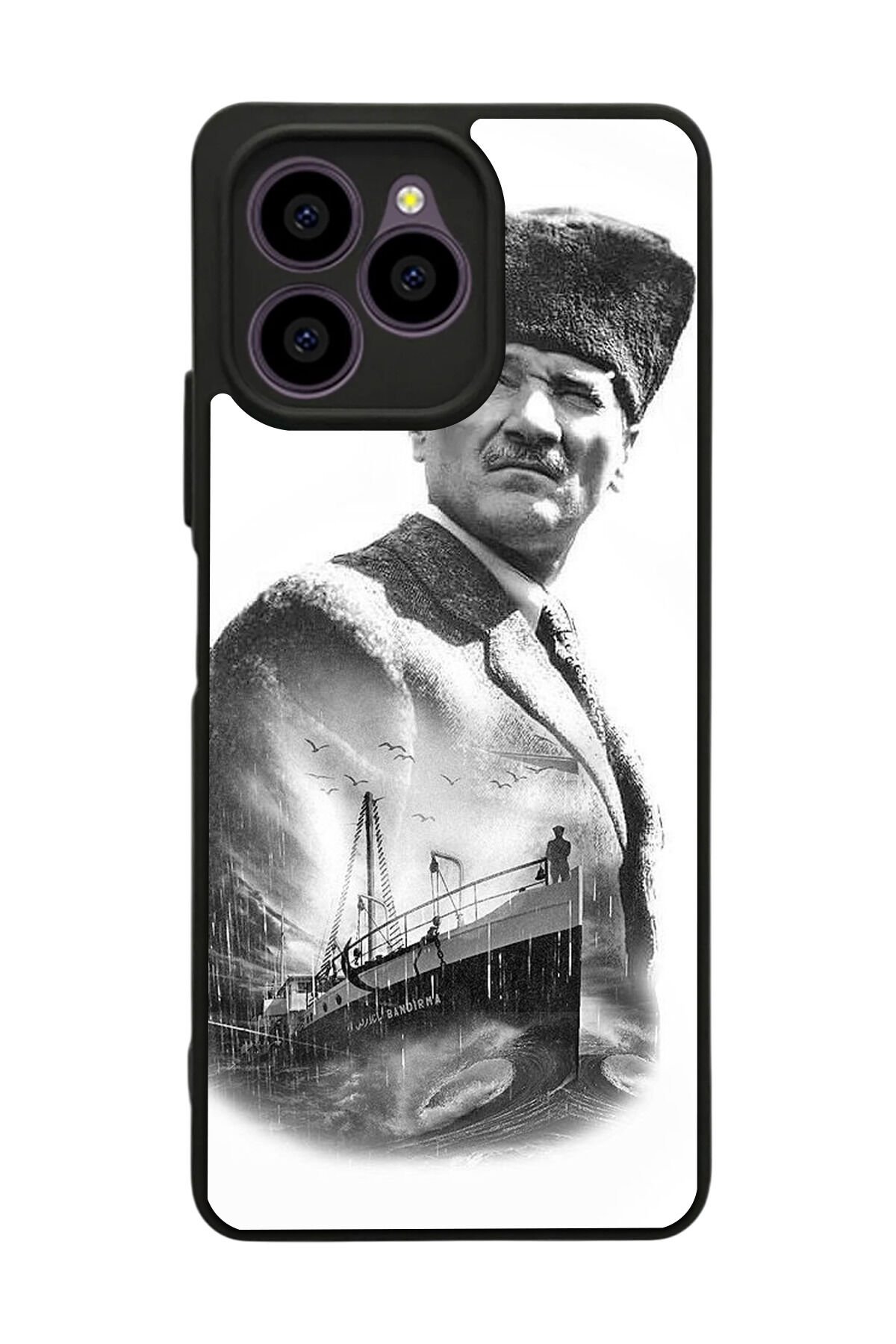 Omix X6 Uyumlu Mustafa Kemal Ataturk Tasarımlı Glossy Premium Kılıf