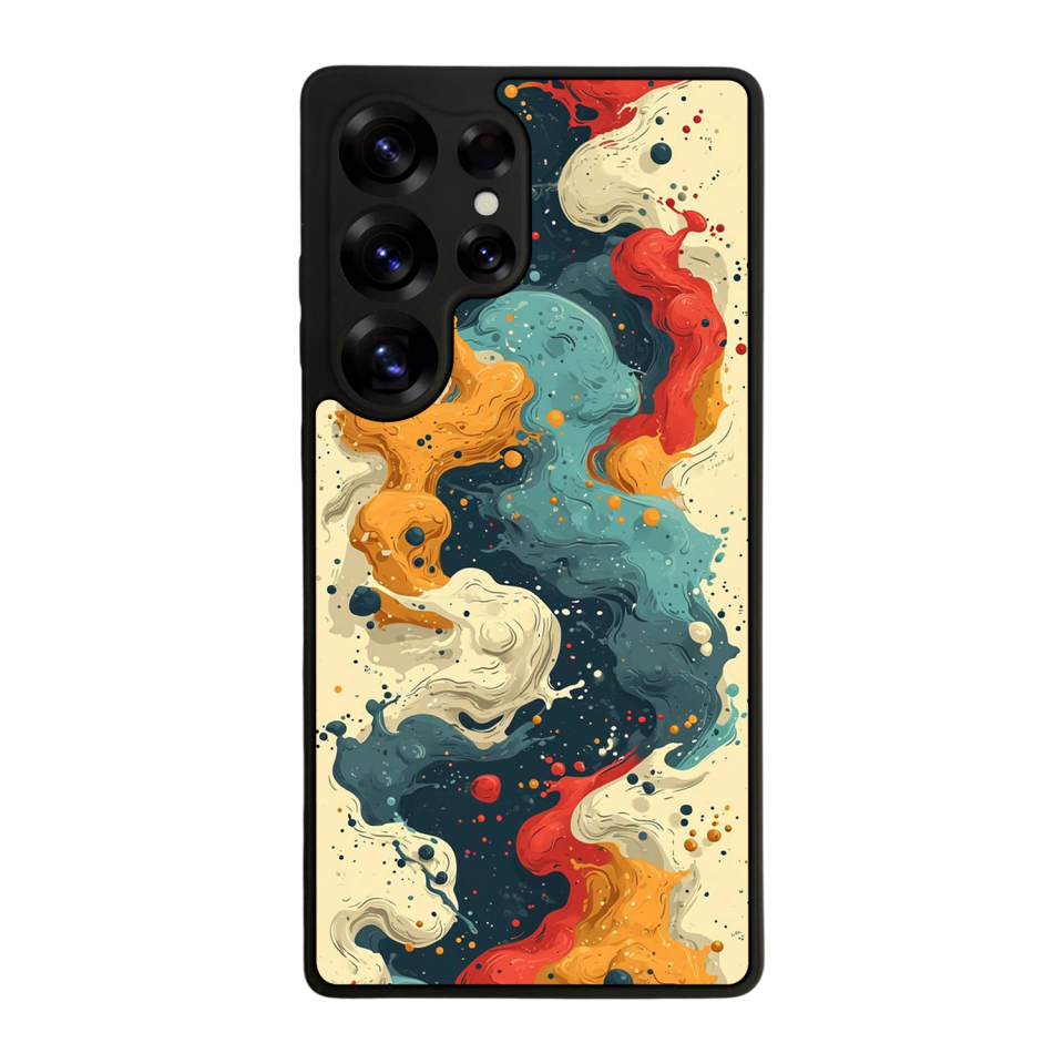 Samsung Galaxy S25 Ultra Uyumlu Abstract Tasarımlı Glossy Premium Kılıf
